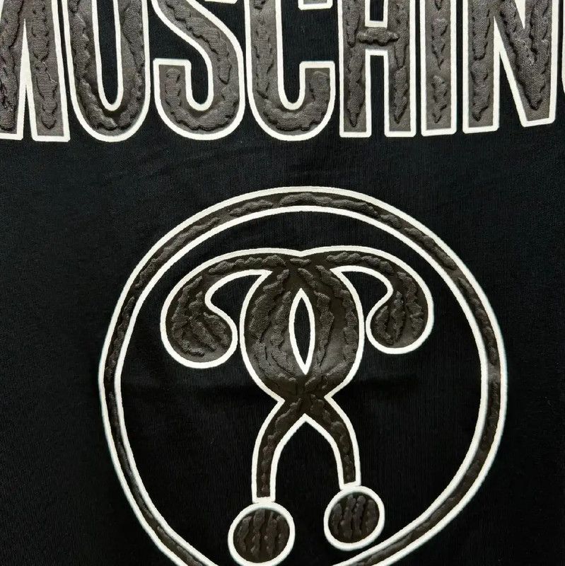 Moschino Moschino Black Cotton Short Sleeve T-Shirt 0089 Size US S / EU 44-46 / 1 - 3 Thumbnail