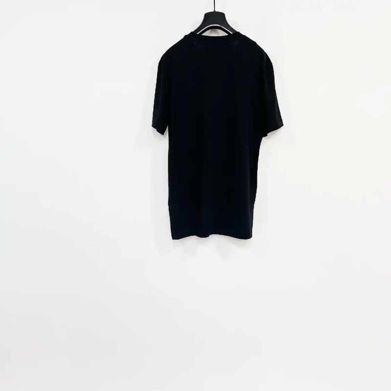 Moschino Moschino Black Cotton Men's T-Shirt 0089 Size US L / EU 52-54 / 3 - 4 Thumbnail