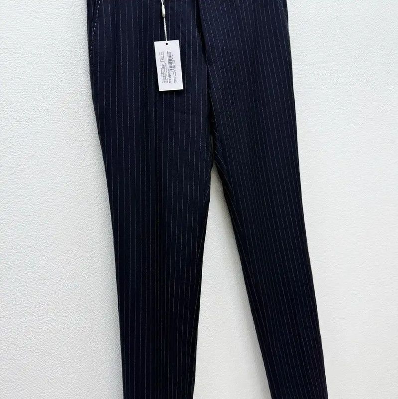 Moschino Moschino Black Wool Casual Pants for Men 0089 Size US 26 / EU 42 - 2 Thumbnail
