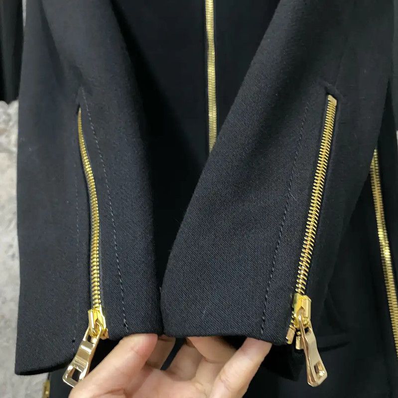 Moschino Moschino Black Long Coat for Men 0089 Size US M / EU 48-50 / 2 - 6 Thumbnail