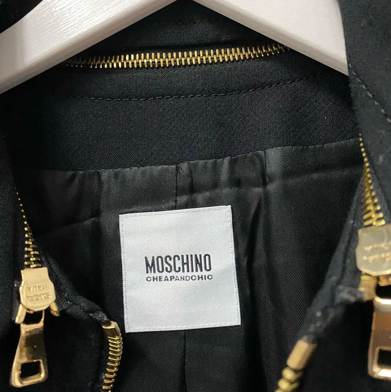 Moschino Moschino Black Long Coat for Men 0089 Size US M / EU 48-50 / 2 - 7 Thumbnail