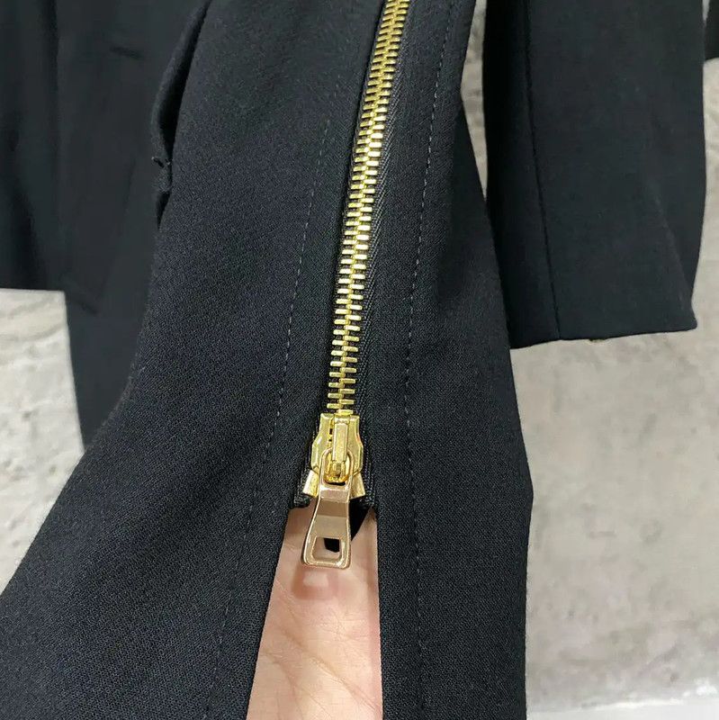 Moschino Moschino Black Long Coat for Men 0089 Size US M / EU 48-50 / 2 - 5 Thumbnail