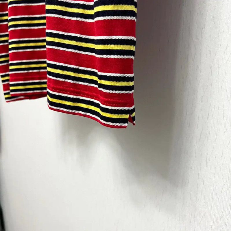 Moschino Moschino Multicolor Striped Summer Polo 0089 Size US M / EU 48-50 / 2 - 4 Thumbnail