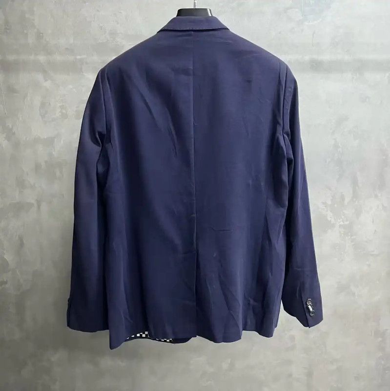 Moschino Moschino Men's Blue Cotton Blazer 0089 Size US XL / EU 56 / 4 - 7 Thumbnail