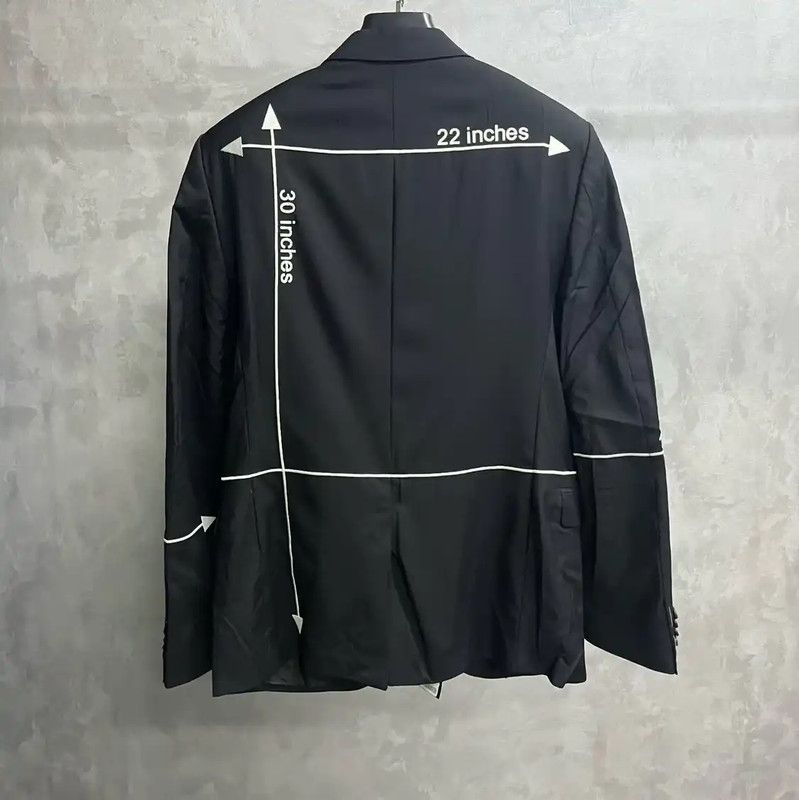Moschino Moschino Black Cotton Men's Jacket 0089 Size US XL / EU 56 / 4 - 5 Thumbnail