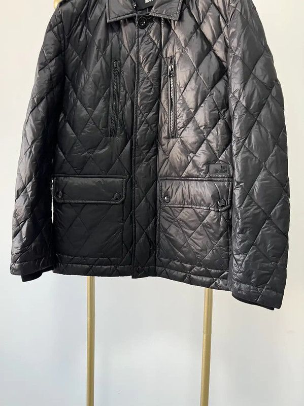 Moschino Moschino Black Quilted Men's Down Jacket 0089 Size US M / EU 48-50 / 2 - 3 Thumbnail