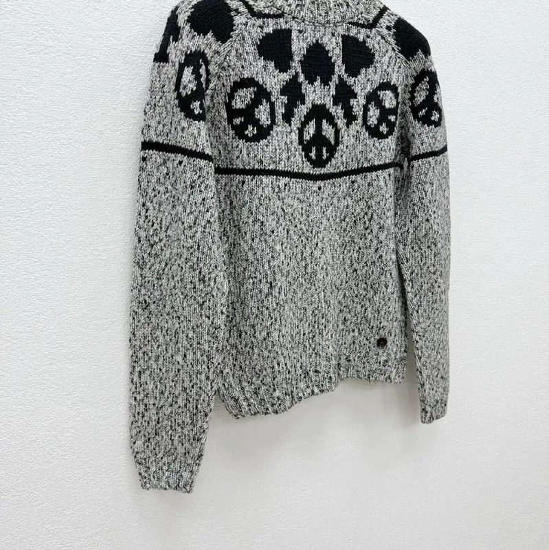 Moschino Moschino Gray Wool Blend Men's Sweater 0089 Size US L / EU 52-54 / 3 - 2 Thumbnail