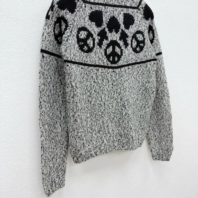 Moschino Moschino Gray Wool Blend Men's Sweater 0089 Size US L / EU 52-54 / 3 - 5 Thumbnail