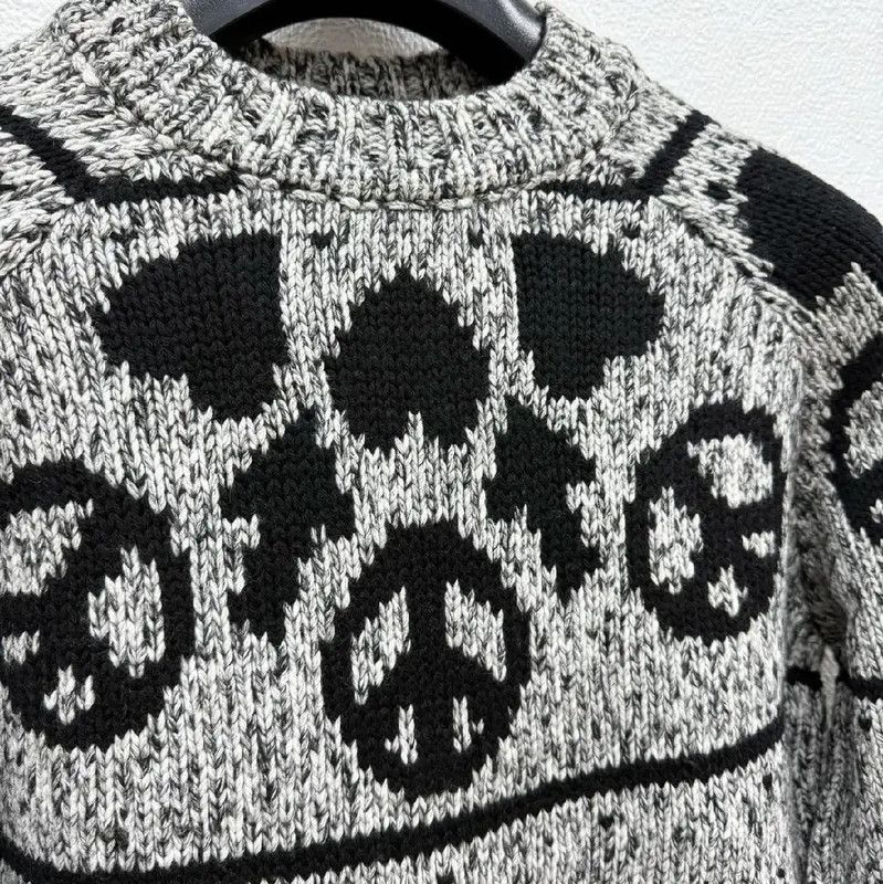 Moschino Moschino Gray Wool Blend Men's Sweater 0089 Size US L / EU 52-54 / 3 - 3 Thumbnail