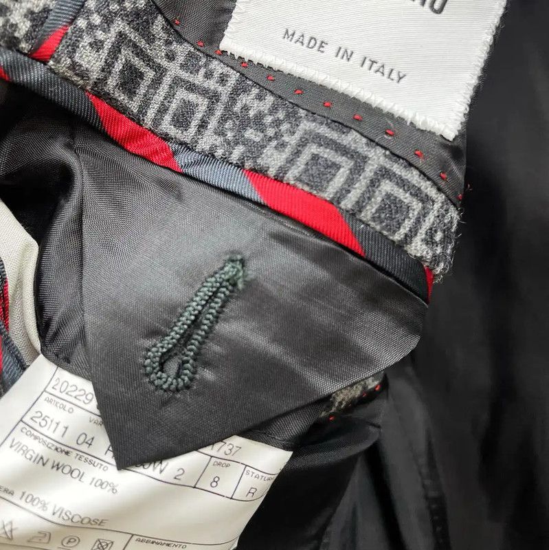 Moschino Moschino Gray Wool Long Sleeve Jacket 0089 Size US M / EU 48-50 / 2 - 6 Thumbnail