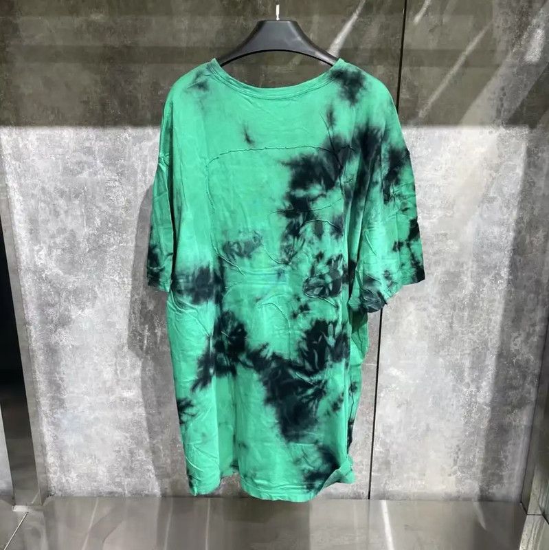 Off-White Off-White Green Tie-Dye Cotton T-Shirt 0089 Size US L / EU 52-54 / 3 - 2 Thumbnail