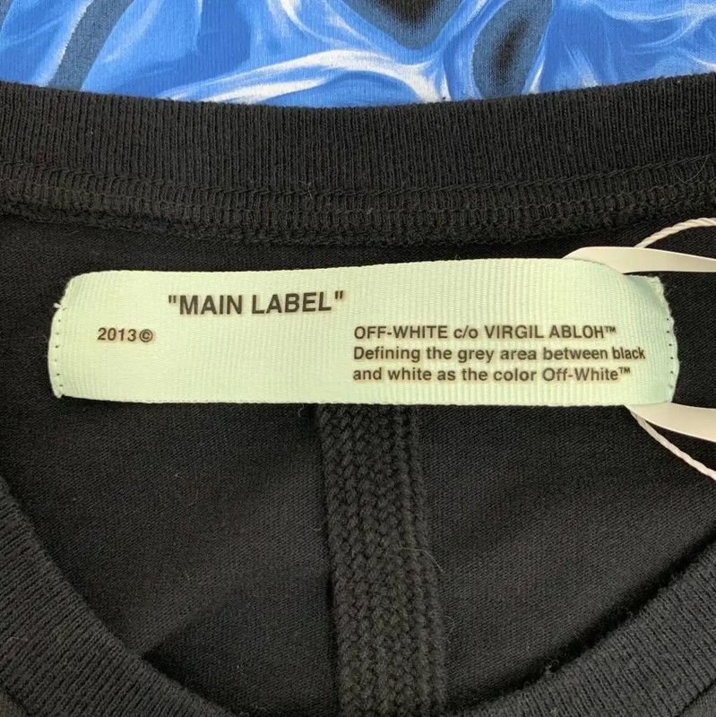 Off-White Off-White Black Cotton Short Sleeve T-Shirt 0089 Size US XL / EU 56 / 4 - 5 Thumbnail