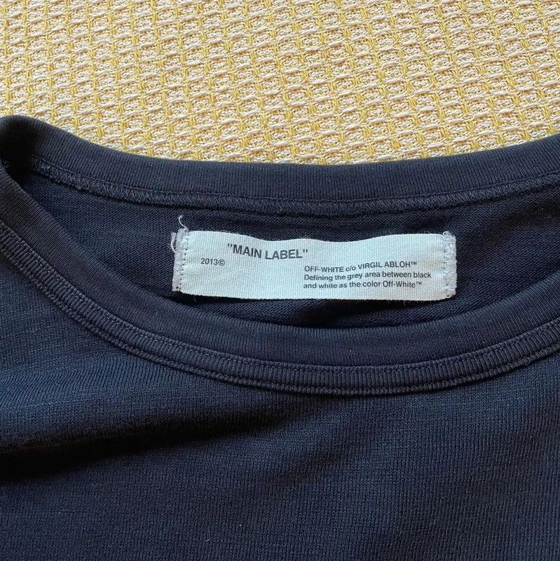 Off-White Off-White Black Cotton T-Shirt for Men 0089 Size US M / EU 48-50 / 2 - 5 Thumbnail