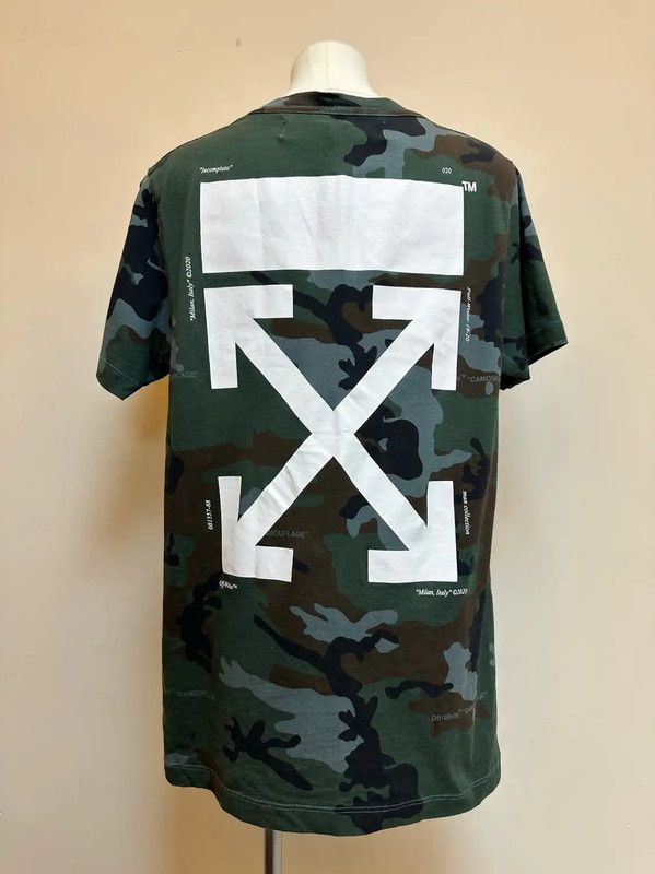 Off-White Off-White Camouflage Logo Short Sleeve T-shirt 0089 Size US S / EU 44-46 / 1 - 2 Thumbnail
