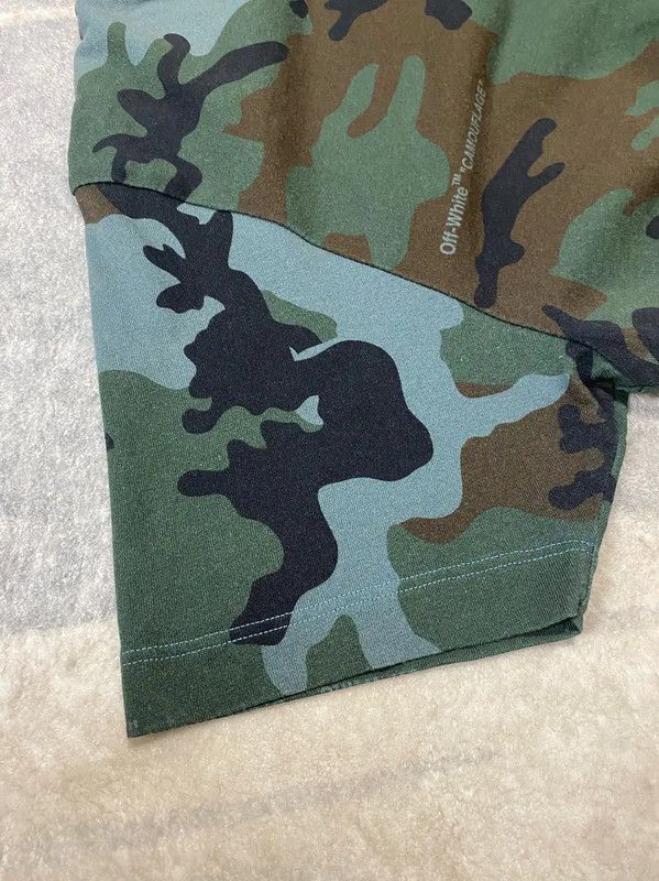Off-White Off-White Camouflage Logo Short Sleeve T-shirt 0089 Size US S / EU 44-46 / 1 - 8 Thumbnail