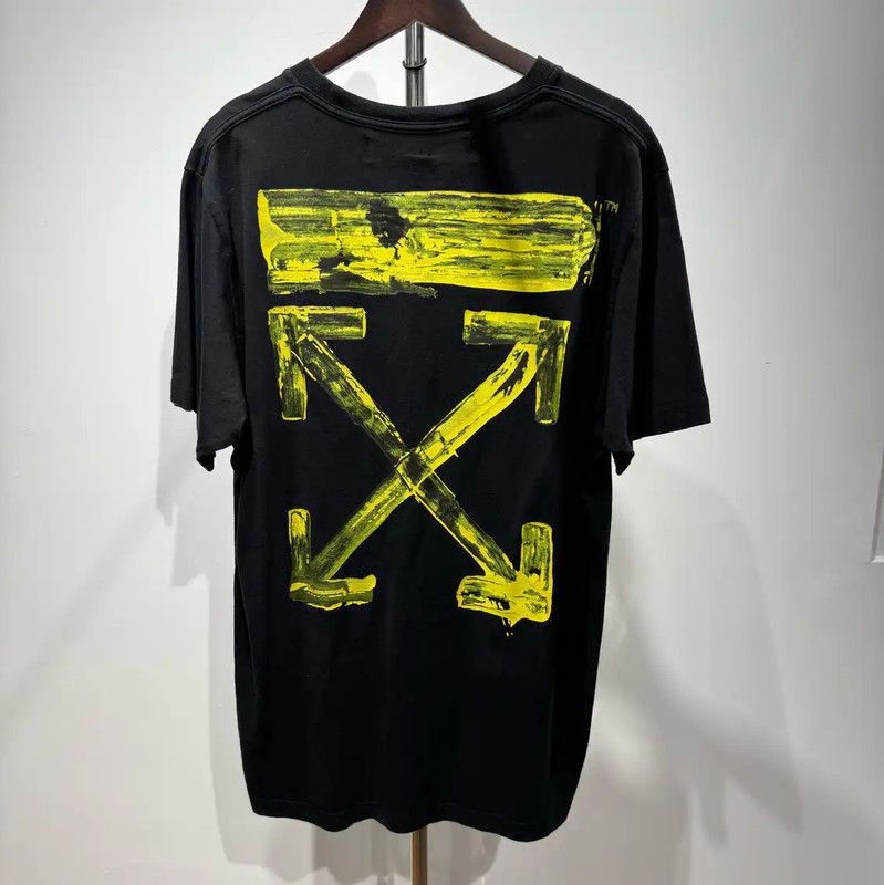 Off-White Off-White Black Cotton Blend T-Shirt for Men 0089 Size US XL / EU 56 / 4 - 2 Thumbnail