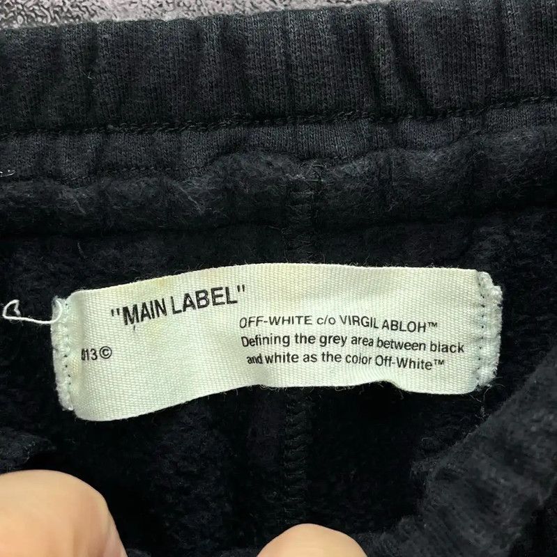 Off-White Off-White Black Cotton Men's Shorts 0089 Size US 30 / EU 46 - 3 Thumbnail