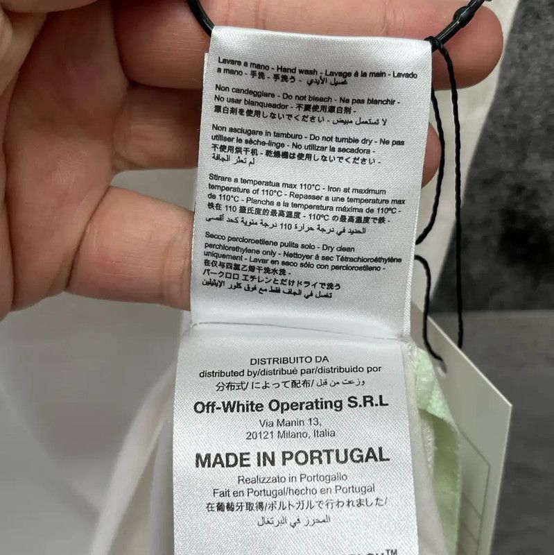 Off-White Off-White Men’s Graphic Cotton T-Shirt 0089 Size US XXS / EU 40 - 4 Thumbnail