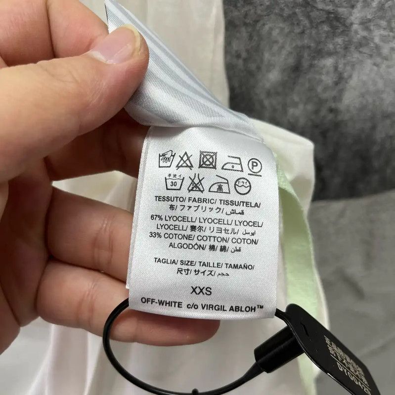 Off-White Off-White Men’s Graphic Cotton T-Shirt 0089 Size US XXS / EU 40 - 5 Thumbnail