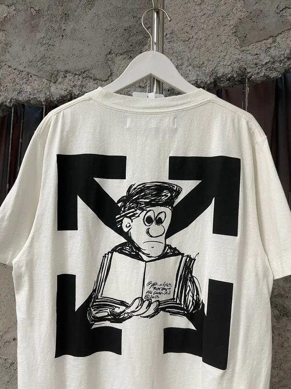 Off-White Off-White Summer Men's Cotton Short Sleeve T-Shirt 0089 Size US M / EU 48-50 / 2 - 4 Thumbnail