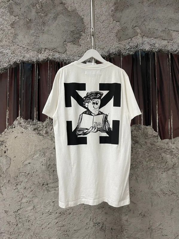 Off-White Off-White Summer Men's Cotton Short Sleeve T-Shirt 0089 Size US M / EU 48-50 / 2 - 3 Thumbnail