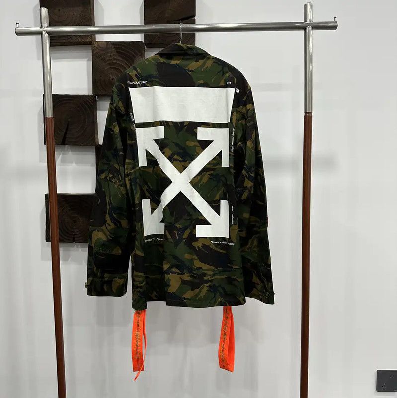 Off-White Off-White Camo Utility Jacket for Men 0089 Size US M / EU 48-50 / 2 - 2 Thumbnail