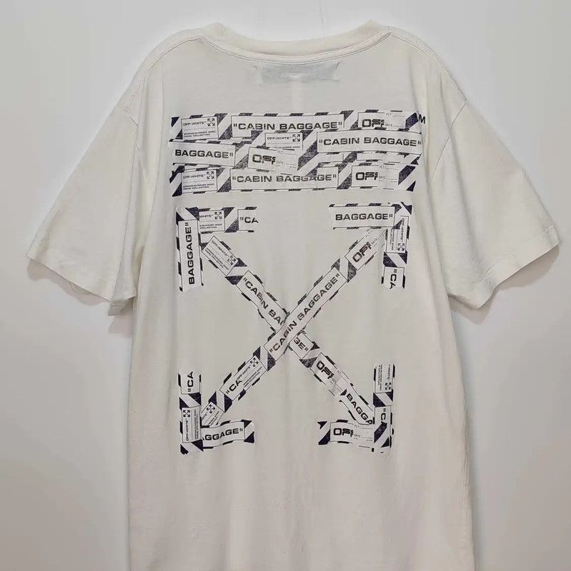 Off-White Off-White White Cotton Men's T-Shirt Size XL 0089 Size US XL / EU 56 / 4 - 2 Thumbnail