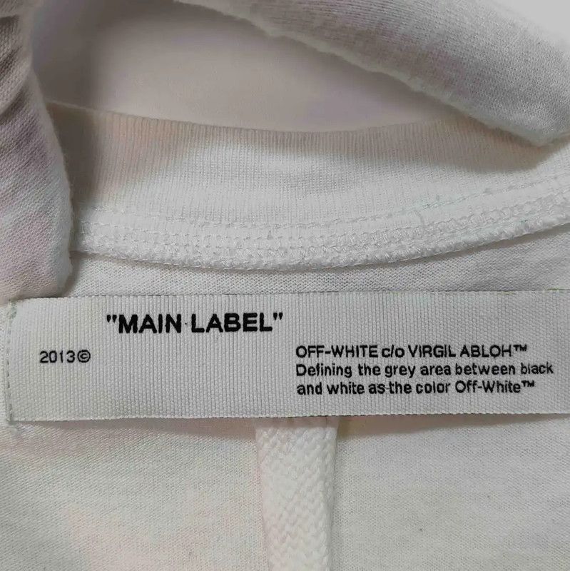 Off-White Off-White Men's White Cotton T-Shirt 0089 Size US XS / EU 42 / 0 - 3 Thumbnail
