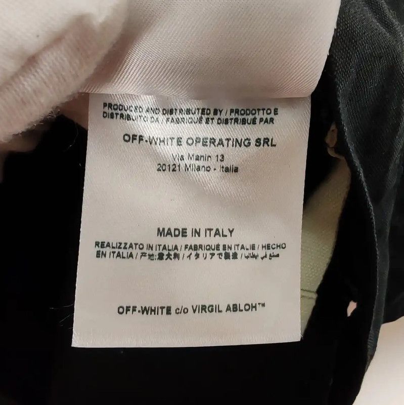 Off-White Off-White Black Cotton Long Sleeve Shirt 0089 Size US S / EU 44-46 / 1 - 5 Thumbnail