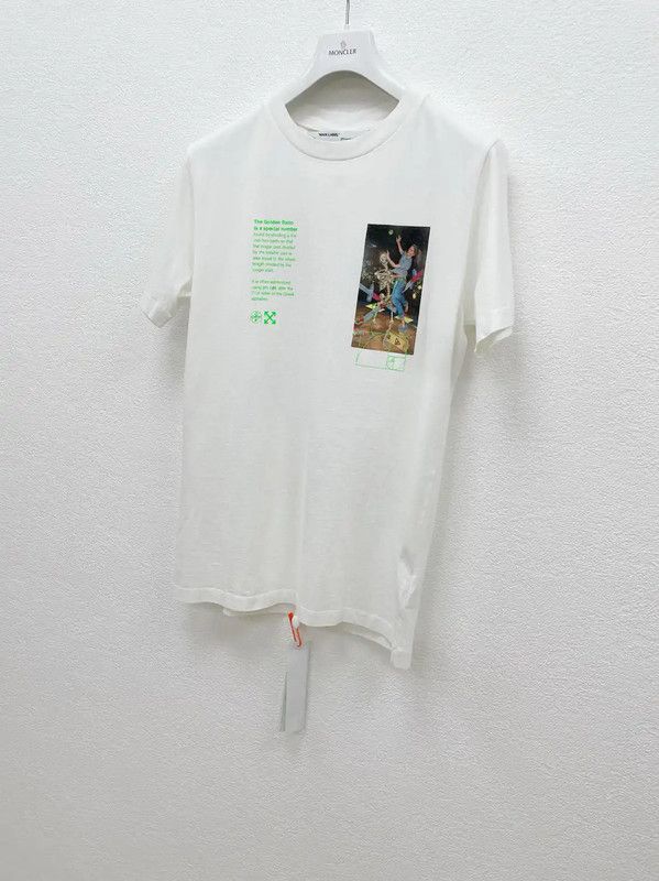 Off-White Off-White White Cotton Men's T-Shirt 0089 Size US M / EU 48-50 / 2 - 3 Thumbnail