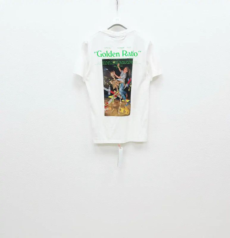 Off-White Off-White White Cotton Men's T-Shirt 0089 Size US M / EU 48-50 / 2 - 2 Thumbnail
