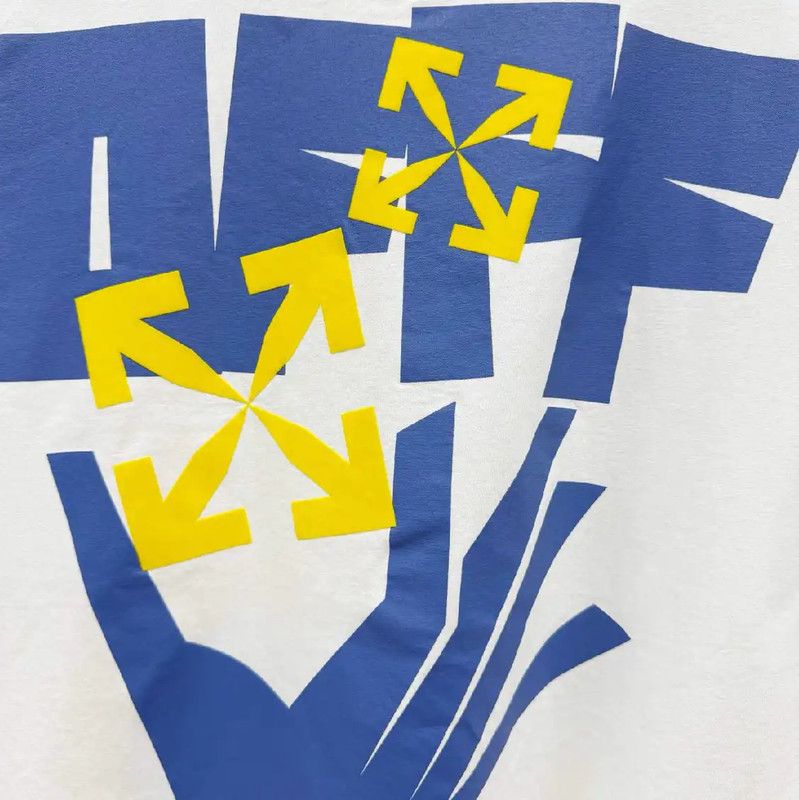 Off-White Off-White White Cotton Short Sleeve T-Shirt 0089 Size US L / EU 52-54 / 3 - 4 Thumbnail