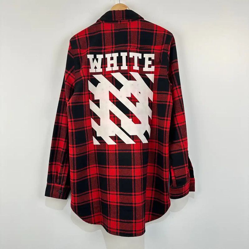 Off-White Off-White Red Wool Men's Cardigan 0089 Size US S / EU 44-46 / 1 - 2 Thumbnail