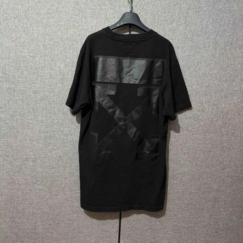 Off-White Off-White Black Cotton Printed Embroidery T-Shirt 0089 Size US XL / EU 56 / 4 - 2 Thumbnail
