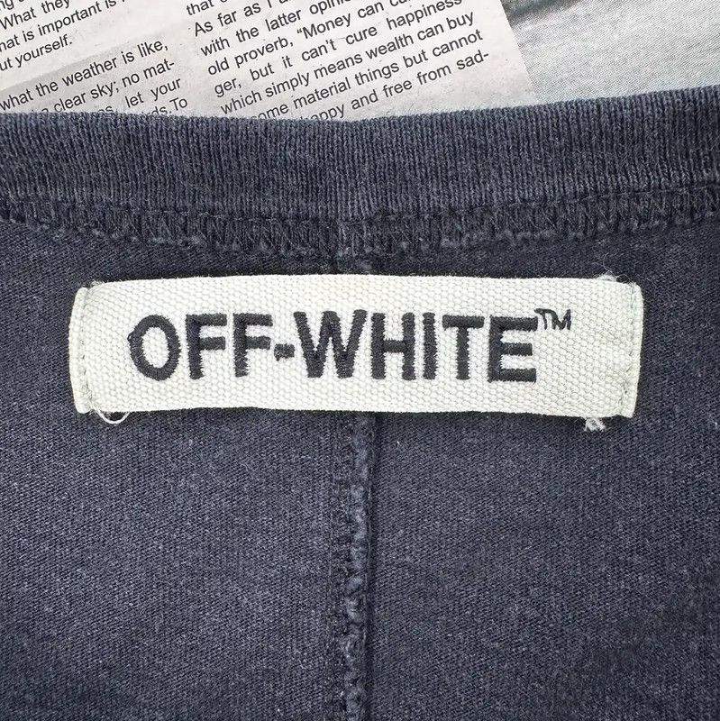 Off-White Off-White Black Men's T-Shirt in Size XS 0089 Size US XS / EU 42 / 0 - 7 Thumbnail