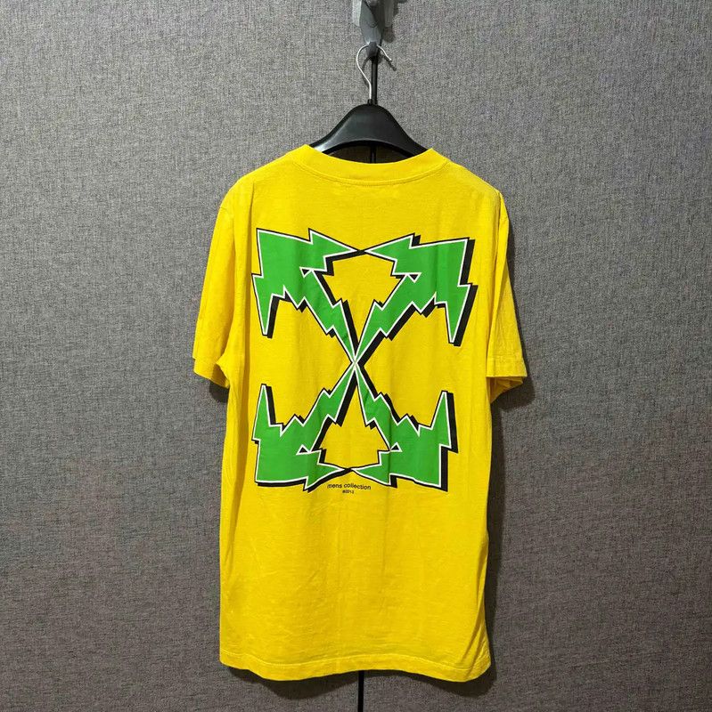 Off-White Off-White Men's Color Block Cotton T-Shirt 0089 Size US M / EU 48-50 / 2 - 2 Thumbnail
