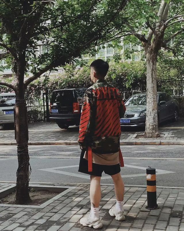 Off-White Off-White Green Camouflage Long Sleeve Shirt 0089 Size US S / EU 44-46 / 1 - 8 Thumbnail