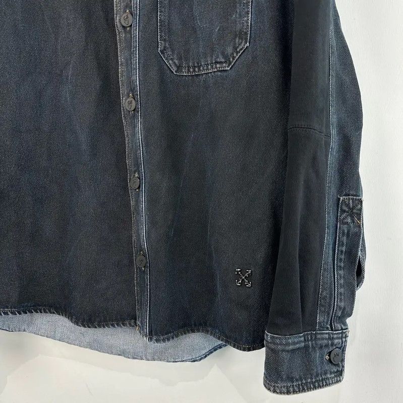 Off-White Off-White Men's Dark Blue Overshirt 0089 Size US M / EU 48-50 / 2 - 5 Thumbnail