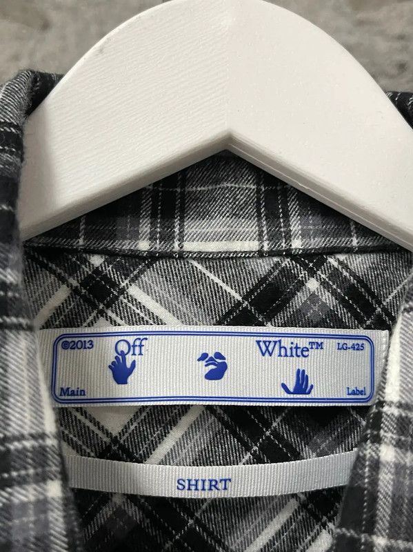 Off-White Off-White Plaid Long Sleeve Shirt for Men 0089 Size US XL / EU 56 / 4 - 7 Thumbnail