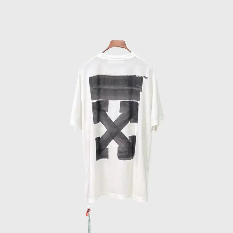 Off-White Off-White Men's Summer White Printed T-Shirt 0089 Size US M / EU 48-50 / 2 - 2 Thumbnail