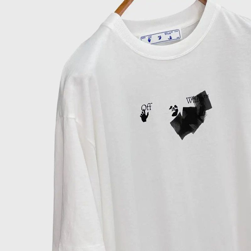 Off-White Off-White Men's Summer White Printed T-Shirt 0089 Size US M / EU 48-50 / 2 - 6 Thumbnail