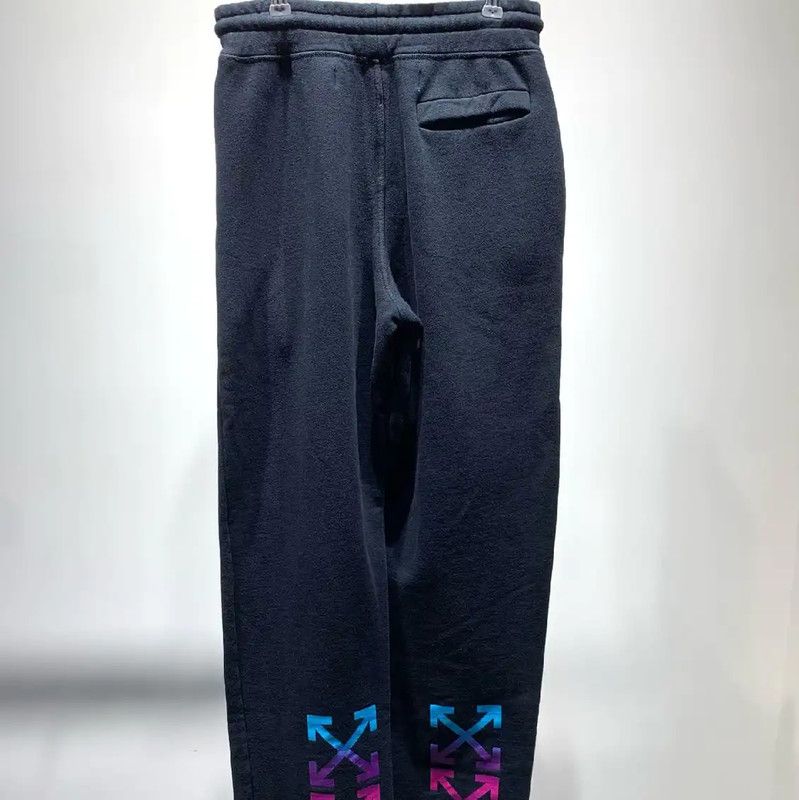 Off-White Off-White Black Cotton Casual Pants 0089 Size US 27 - 2 Thumbnail