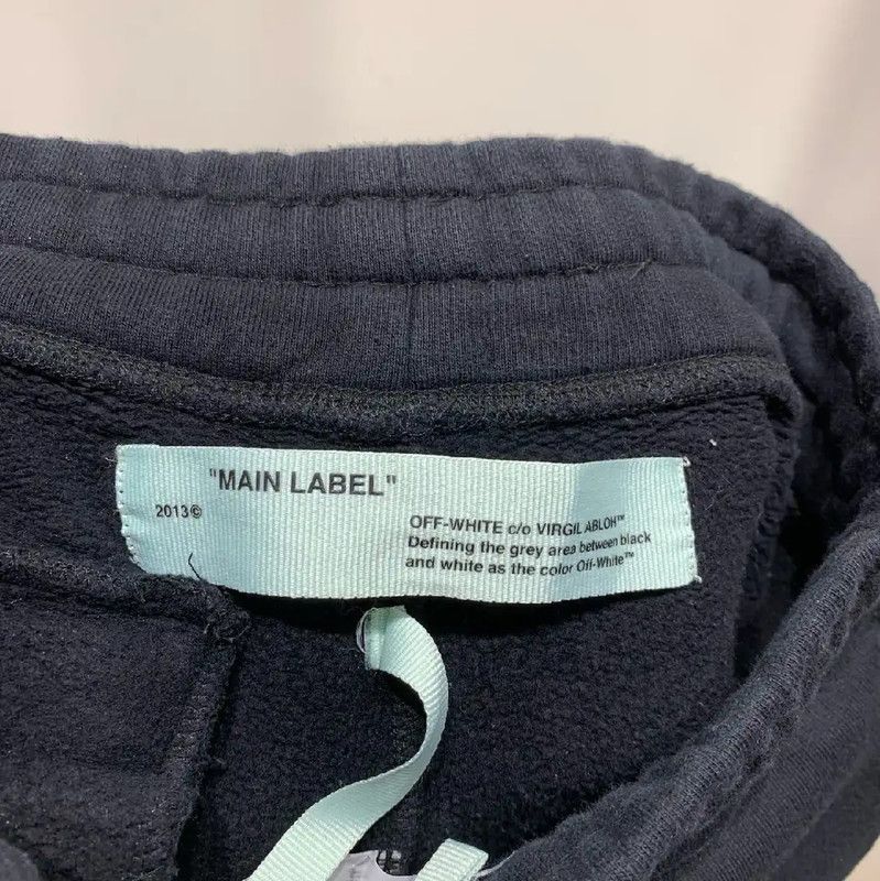 Off-White Off-White Black Cotton Casual Pants 0089 Size US 27 - 5 Thumbnail
