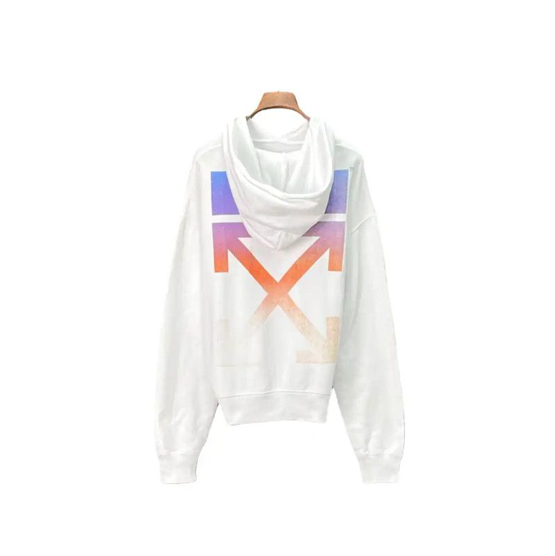 Off-White Off-White Men's White Cotton Long Sleeve Hoodie 0089 Size US S / EU 44-46 / 1 - 2 Thumbnail