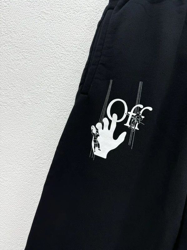 Off-White Off-White Men's Black Casual Pants 0089 Size US 27 - 4 Thumbnail