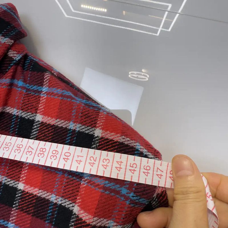 Off-White Off-White Red Check Long Sleeve Shirt 0089 Size US M / EU 48-50 / 2 - 5 Thumbnail