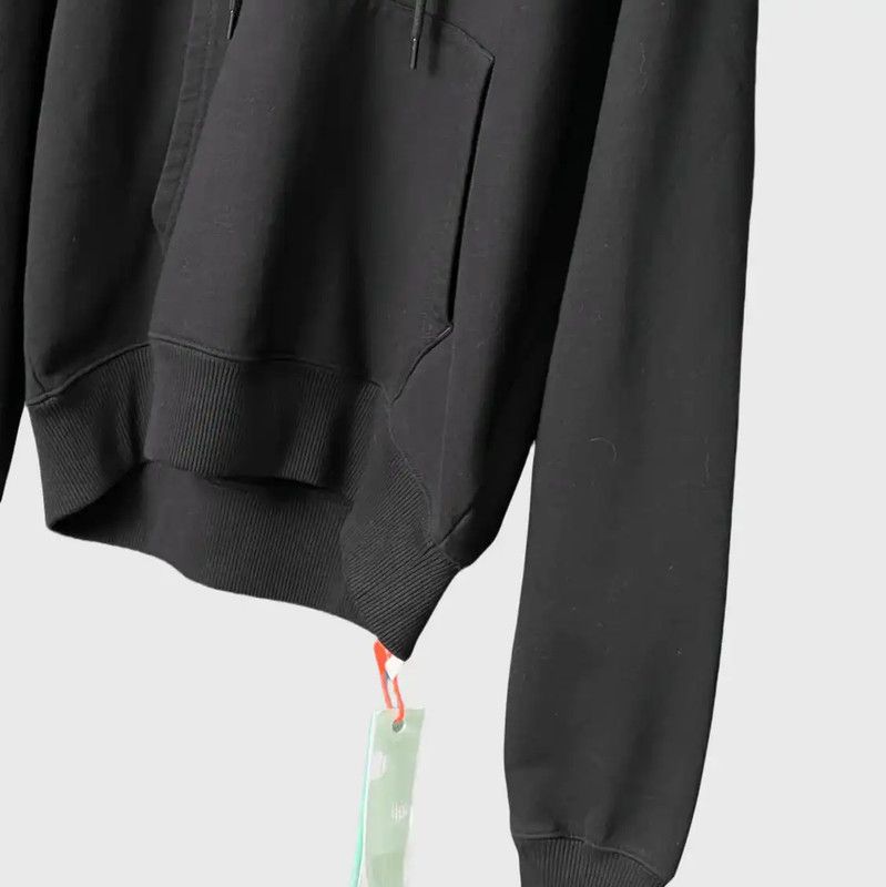 Off-White Off-White Black Logo Mens Long Sleeve Hoodie 0089 Size US M / EU 48-50 / 2 - 4 Thumbnail