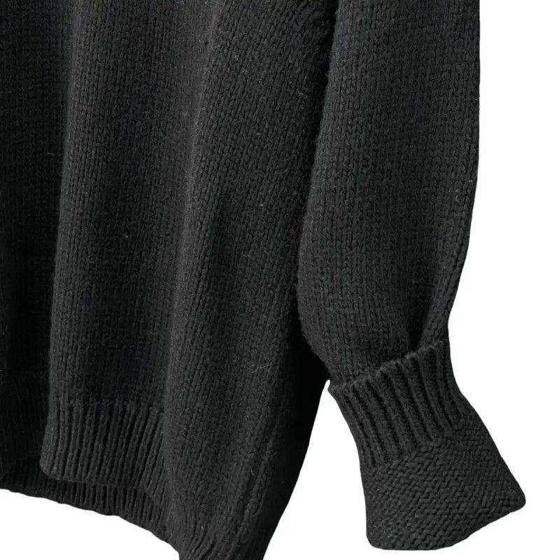 Off-White Off-White Black Wool Long Sleeve Pullover Sweater 0089 Size US S / EU 44-46 / 1 - 4 Thumbnail