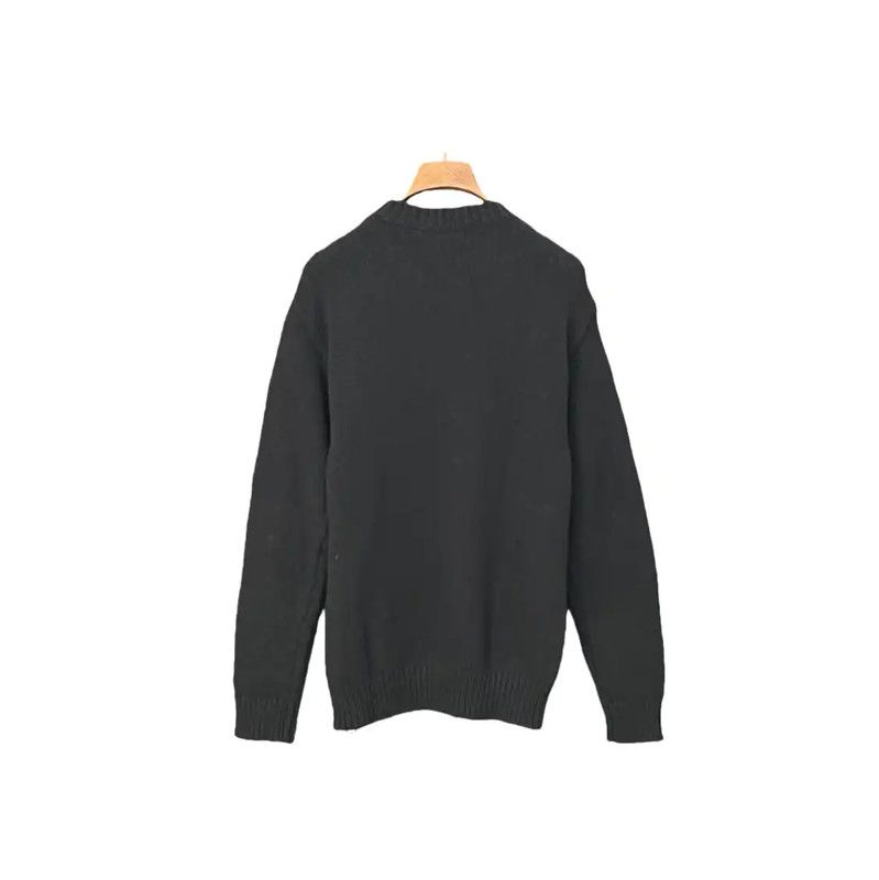 Off-White Off-White Black Wool Long Sleeve Pullover Sweater 0089 Size US S / EU 44-46 / 1 - 2 Thumbnail