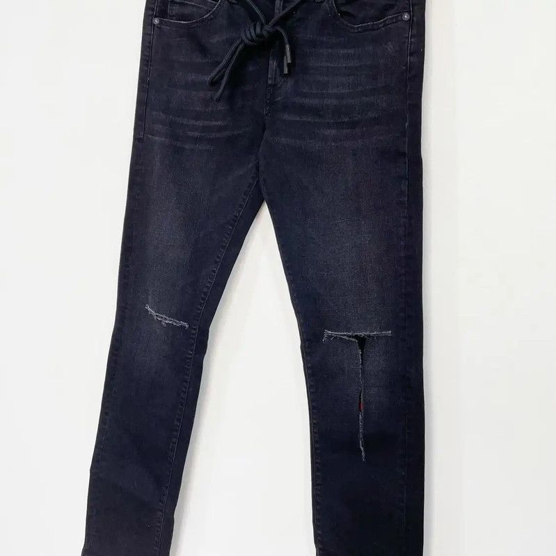 Off-White Off-White Black Denim Casual Pants 0089 Size US 32 / EU 48 - 2 Thumbnail